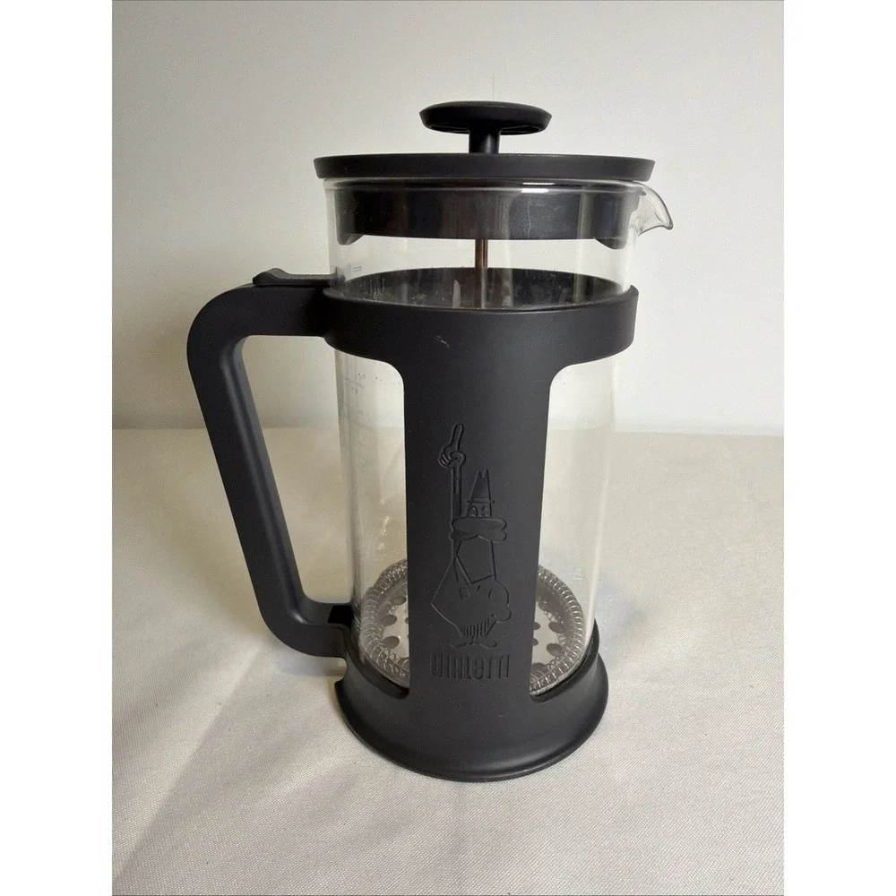 Bialetti Preziosa French Press Glass Coffee Maker 8 Cup